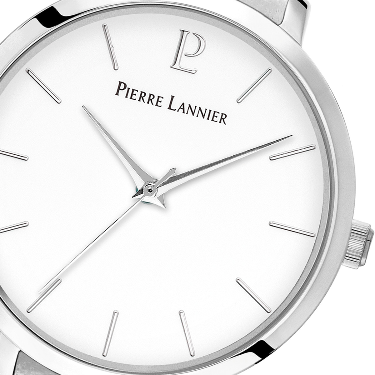 Montre PIERRE LANNIER Chouquette femme bracelet cuir blanc