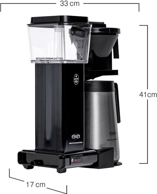 Moccamaster - KBGT 741 - Filter Koffiezetapparaat - Zwart