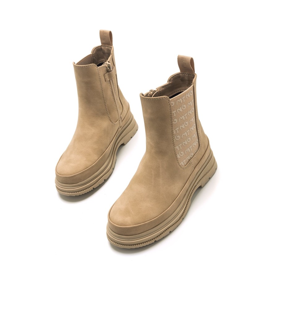 Botas de cano curto Mustang Kids Future bege
