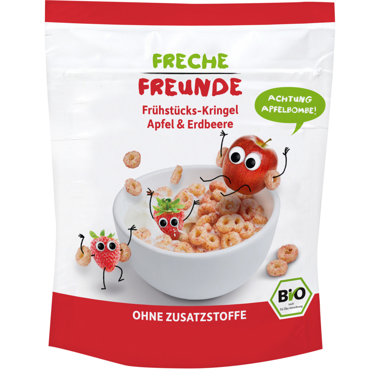 Freche Freunde Bio Frühstücks-Kringel Apfel & Erdbeere 12+ Monate