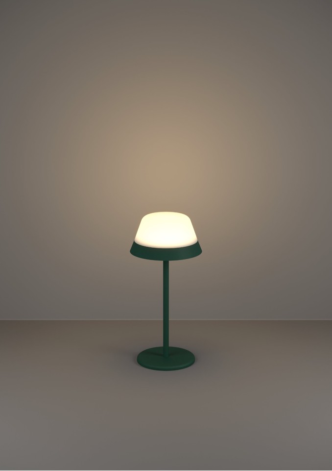 EGLO - MEGGIANO BORDLAMPE - GRØN/HVID