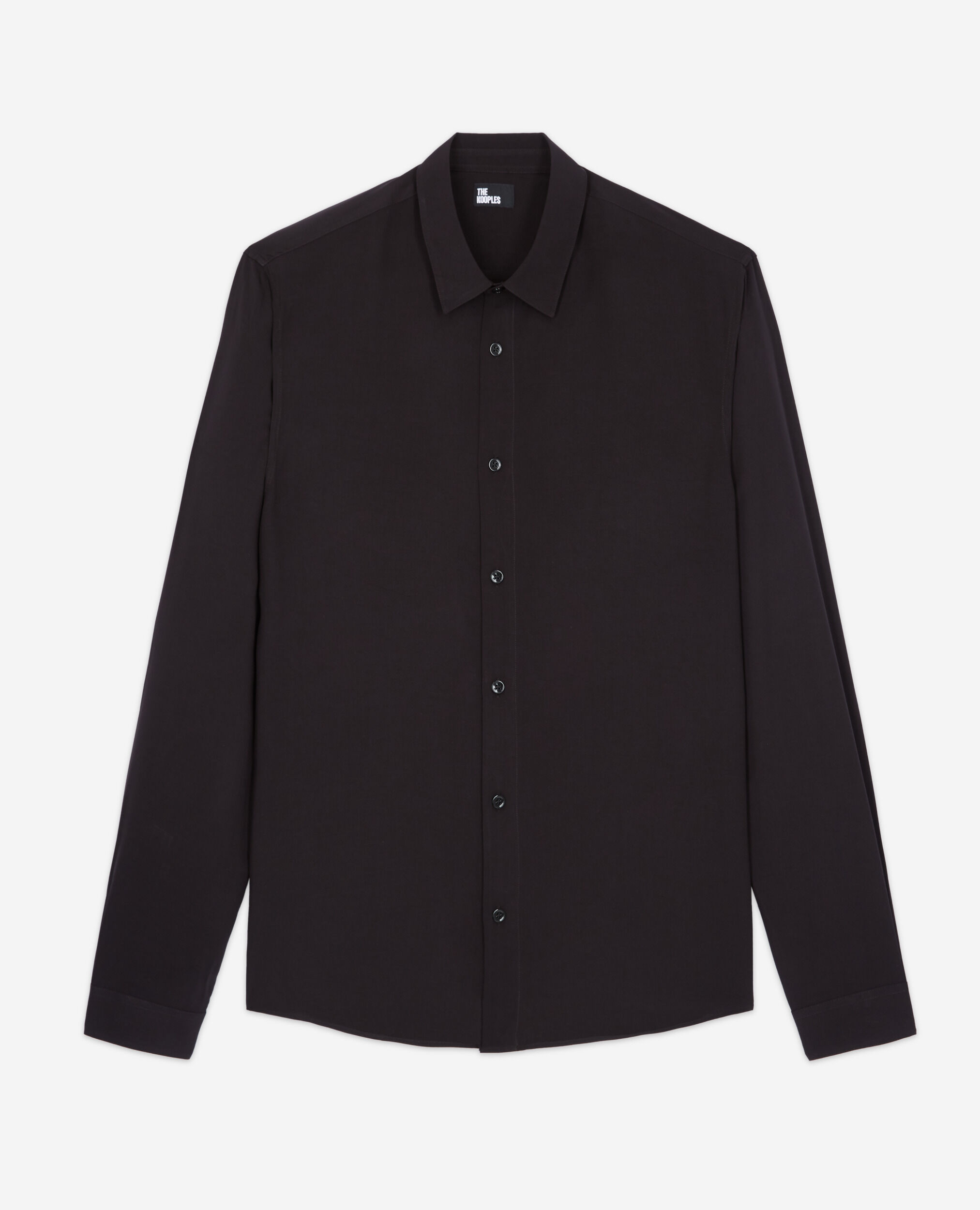 Chemise col classique noire
