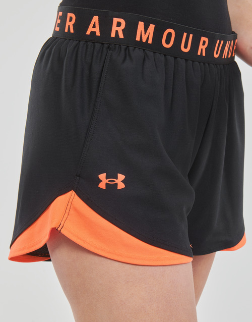 Under Armour - PLAY UP SHORTS 3.0 - Noir / Orange / Orange