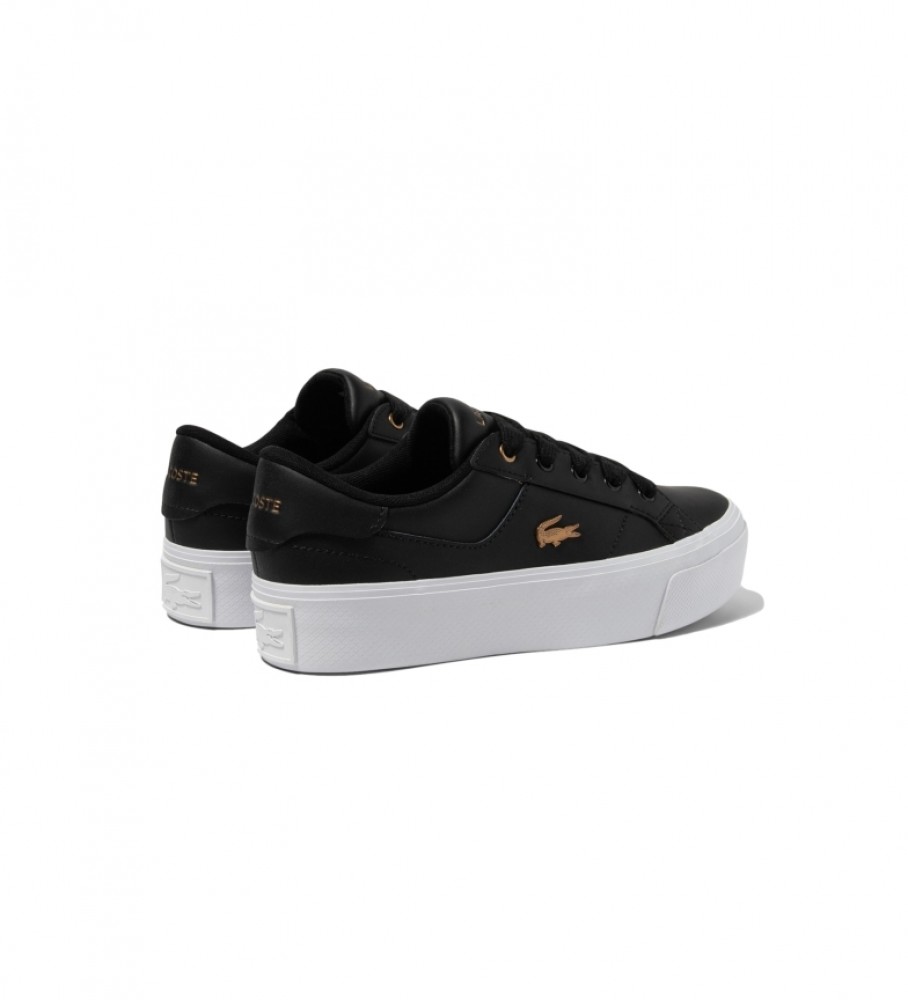 Tênis Lacoste Ziane de couro, preto