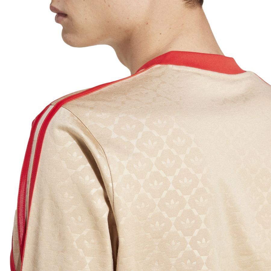adidas Originals Maillot d'Entraînement Trefoil DB - Beige/Rouge