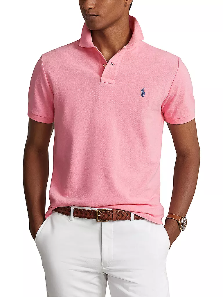 POLO RALPH LAUREN Poloshirt Custom Slim Fit rosa