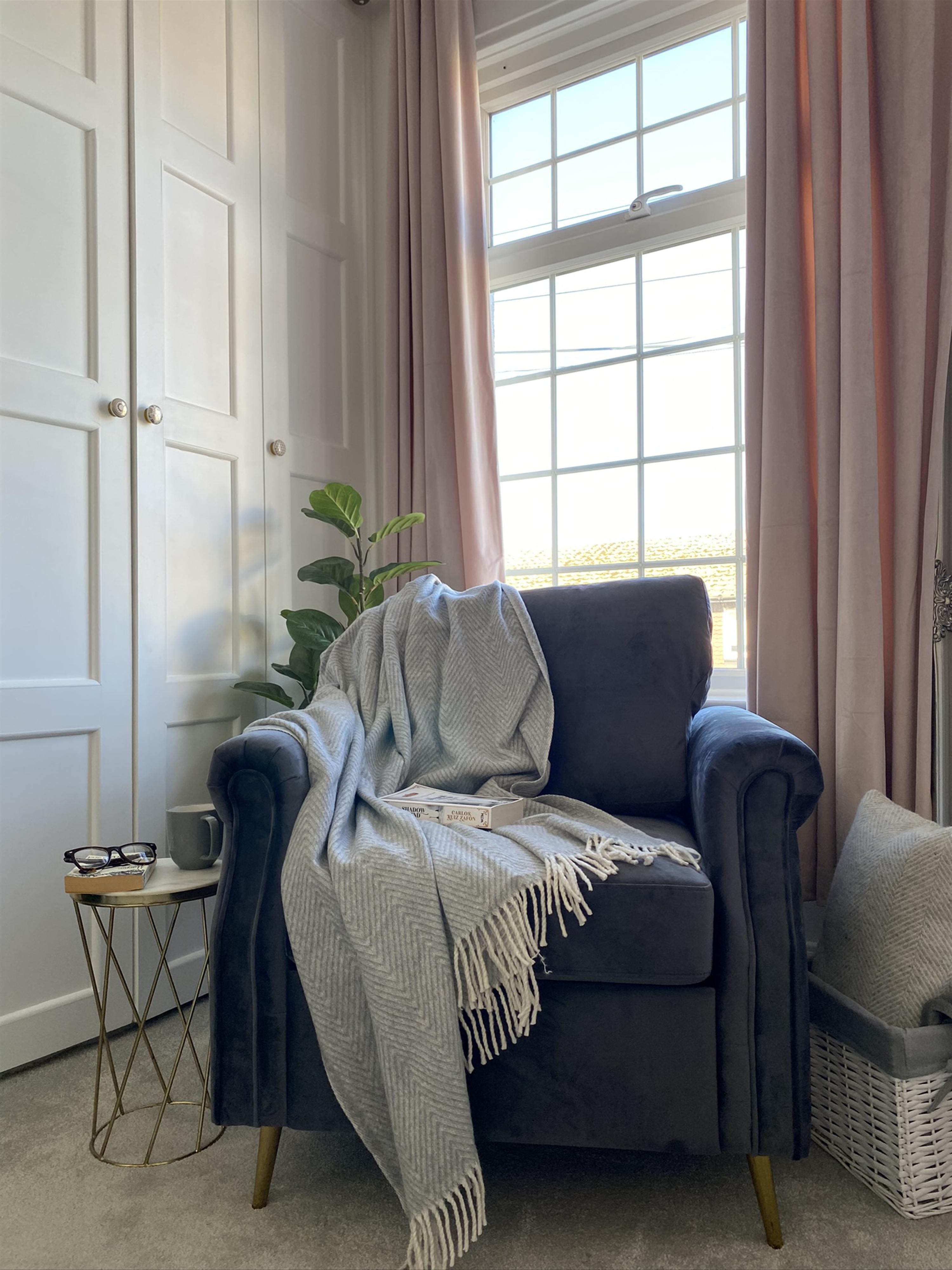 Fauteuil VIETAS Fluweel Donkergrijs