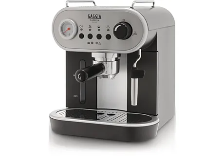 [OUTLET] - Gaggia Carezza Deluxe RI8525 - Kaffemaskine med capuccinatore - 15 bar - blæksort