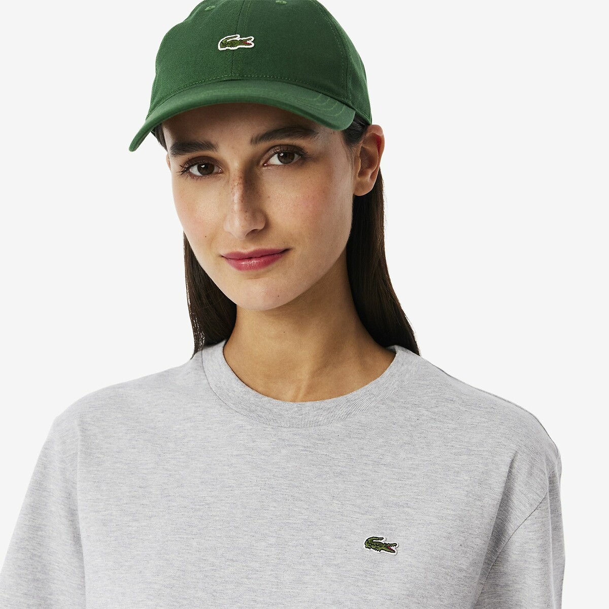 LACOSTE<br>Camiseta de gola redonda