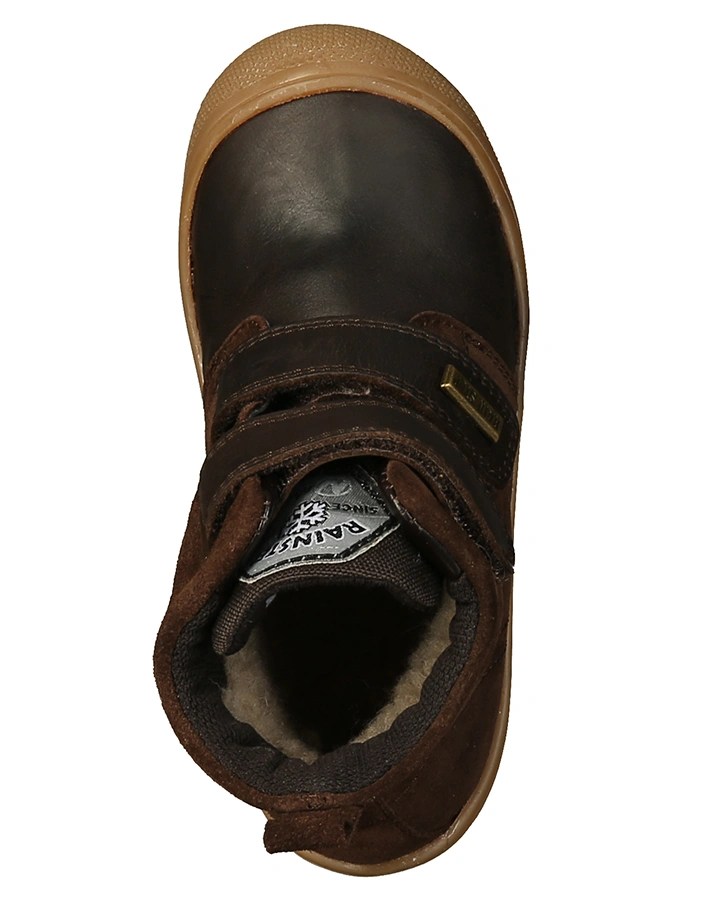 Lauflern-Booties KLAUSEN gefüttert in dunkelbraun