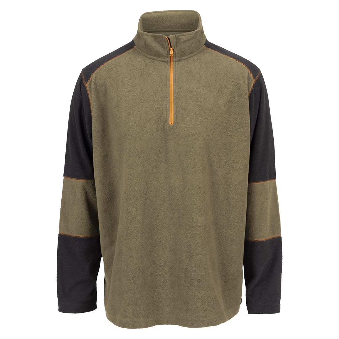 Microfleecegenser med 1/2 zip Vollasetra