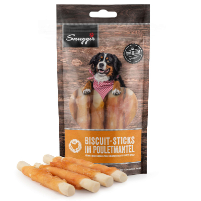 Snuggis Hundeleckerli Biscuit-Sticks im Pouletmantel 100g