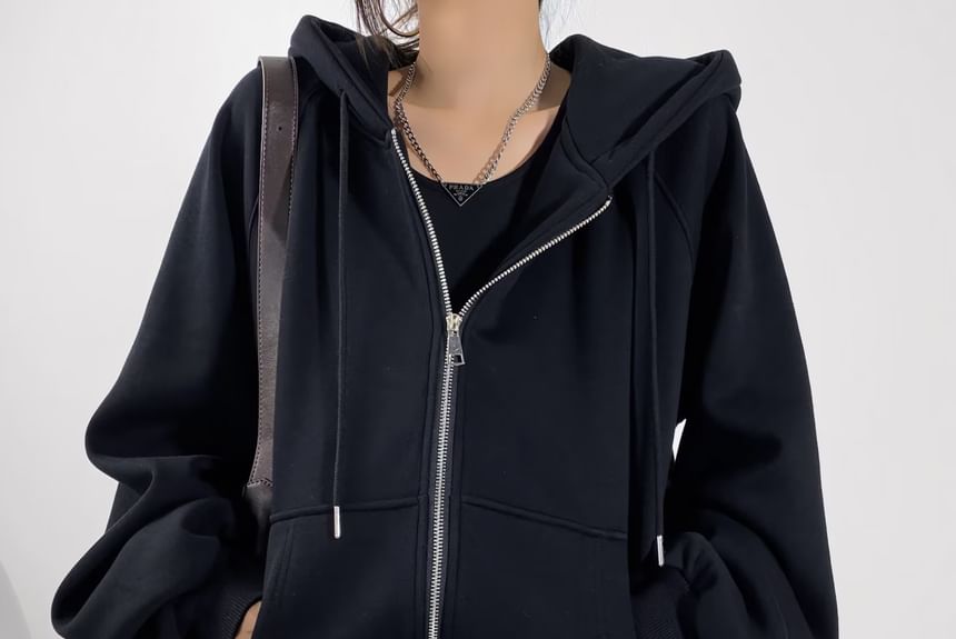 Amyway - Effen hoodie met rits