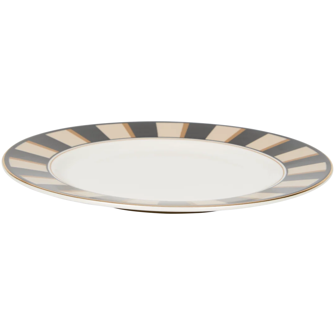 Petite assiette en porcelaine Sable