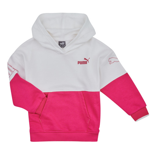 Puma - PUMA POWER COLORBLOCK - Blanc / Rose