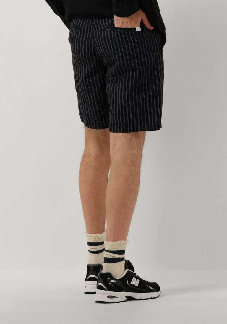 SELECTED HOMME zwarte selected homme korte broek slhregular owen linen shorts