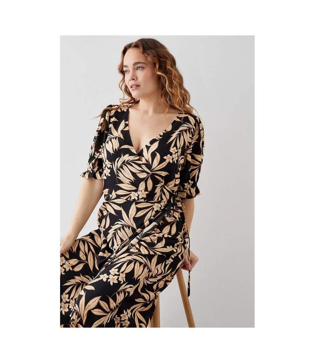 Dorothy Perkins - Robe mi-longue - Femme (Noir) - UTDP1934