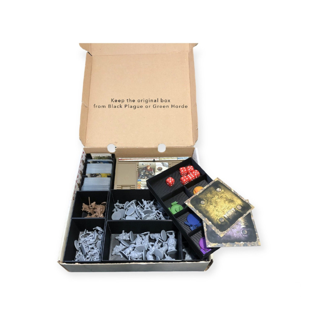 Zombicide Black Plague / Green Horde - insert compatible (vrac)