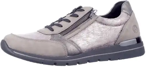 R6700-43 Remonte grijs combi - maat 44 sneaker grijs - maat 44 Calandschoen