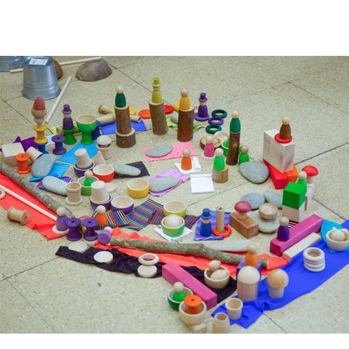 Grapat houten nins® poppetjes (12st) 15-109