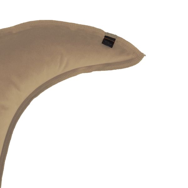 Overseas Moon Velours Kussen - Beige