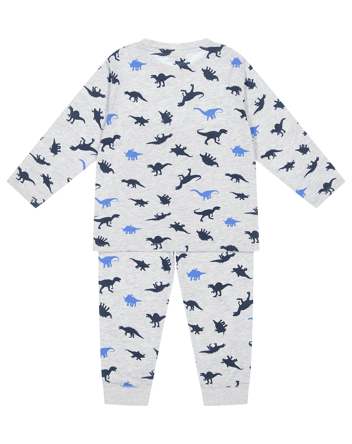 Schlafanzug DINO in light grey melange