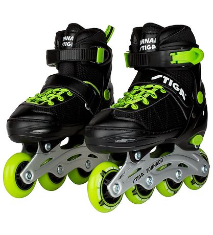 Stiga Rollschuhe - Tornado - Schwarz/Grün - Inlineskates