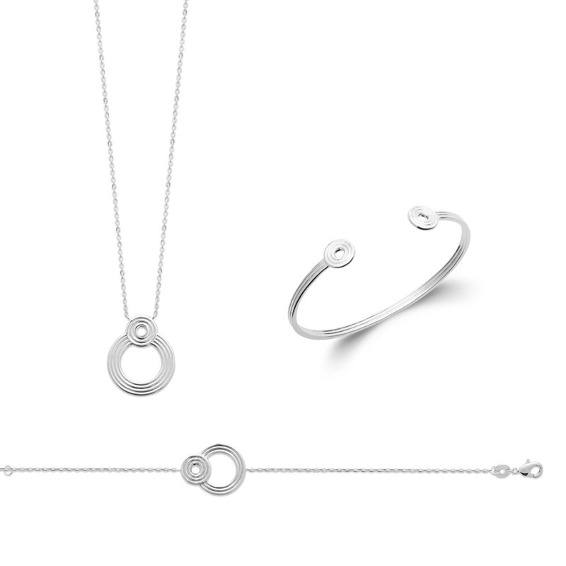 Collier Femme - Argent 925 - Longueur : 45 cm