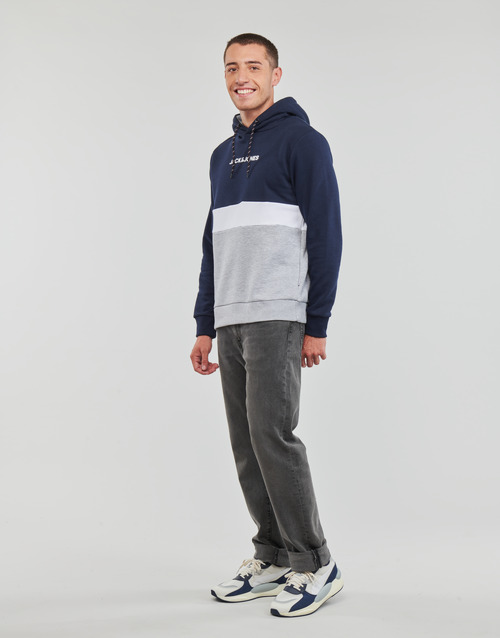 Jack & Jones - JJEREID BLOCKING SWEAT HOOD - Multicolore