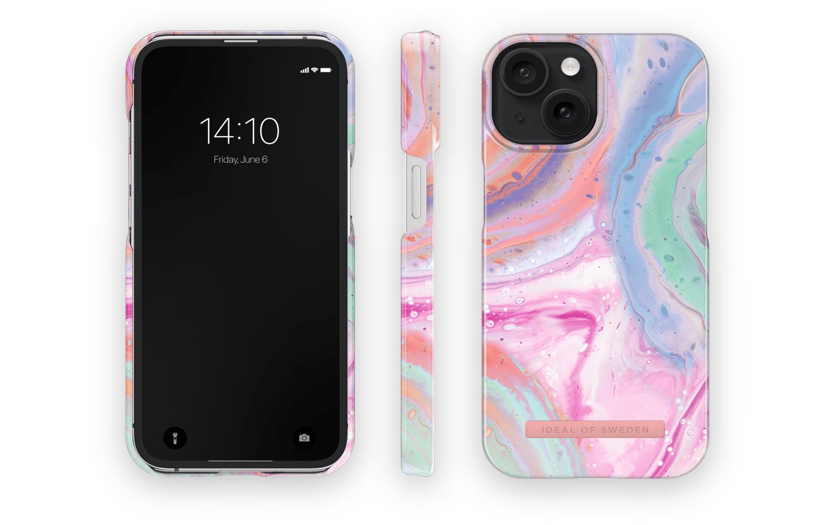 Back Cover Pastel Marble iPhone 15Polycarbonat-Backcover im Marmor-Look für das Apple iPhone 15