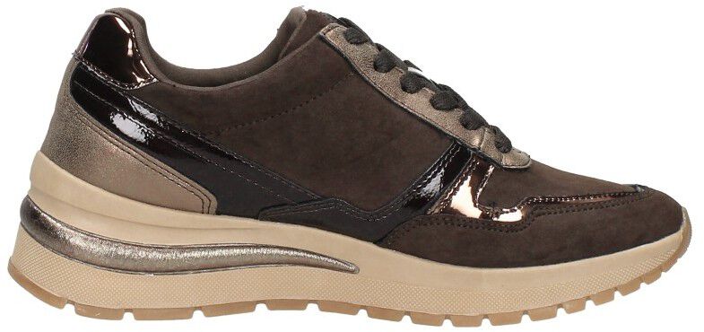 Tamaris Veterschoenen Laag donkerbruin