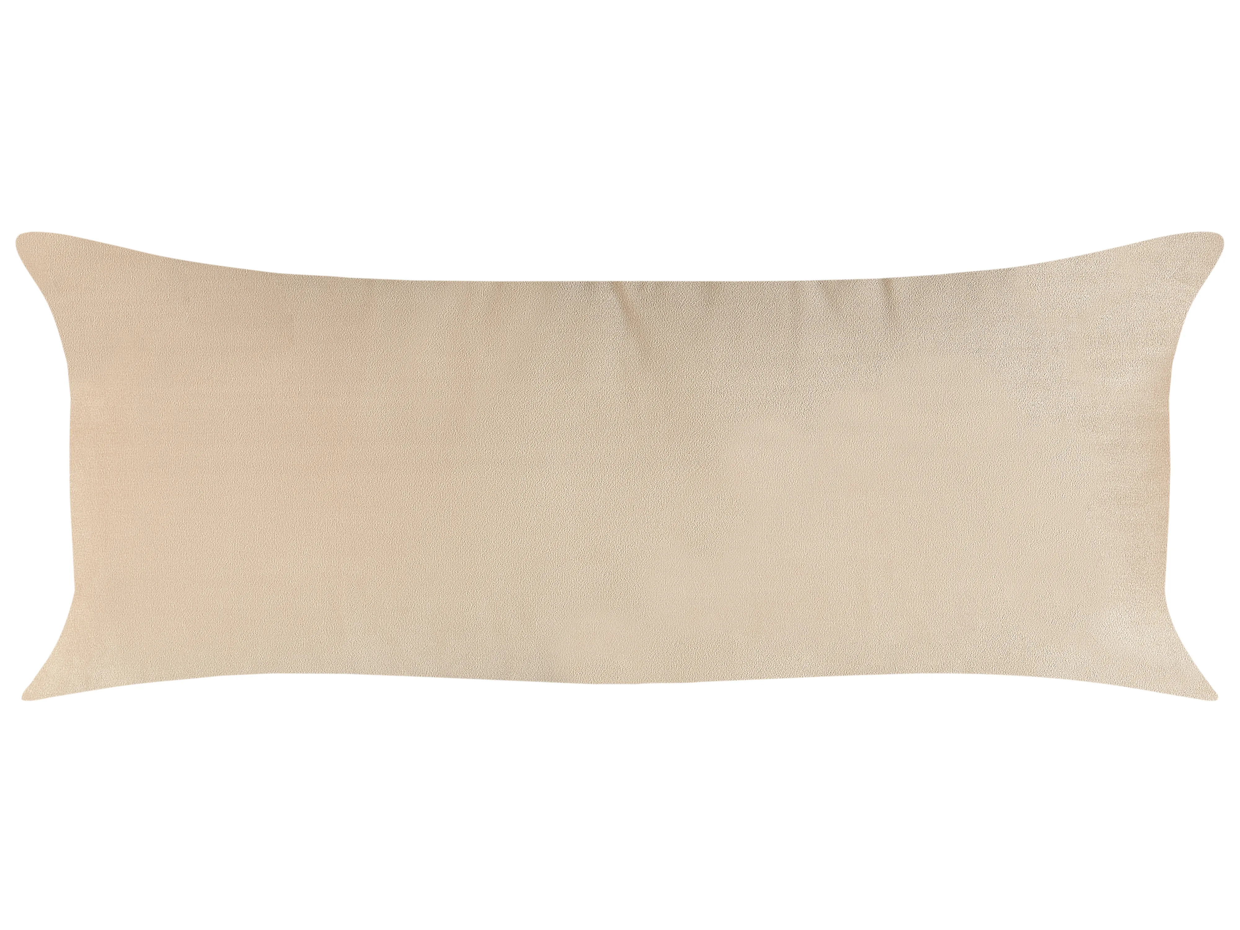 Eenpersoons slaapbank SETTEN Fluweel Zandbeige