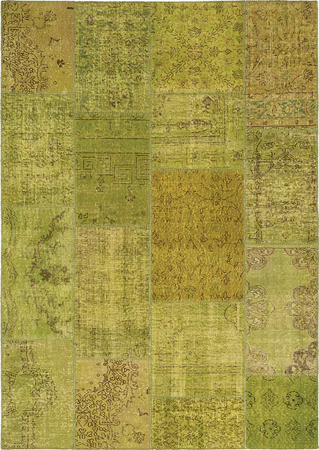 Vintage Teppich Patchwork 200 x 300 cm