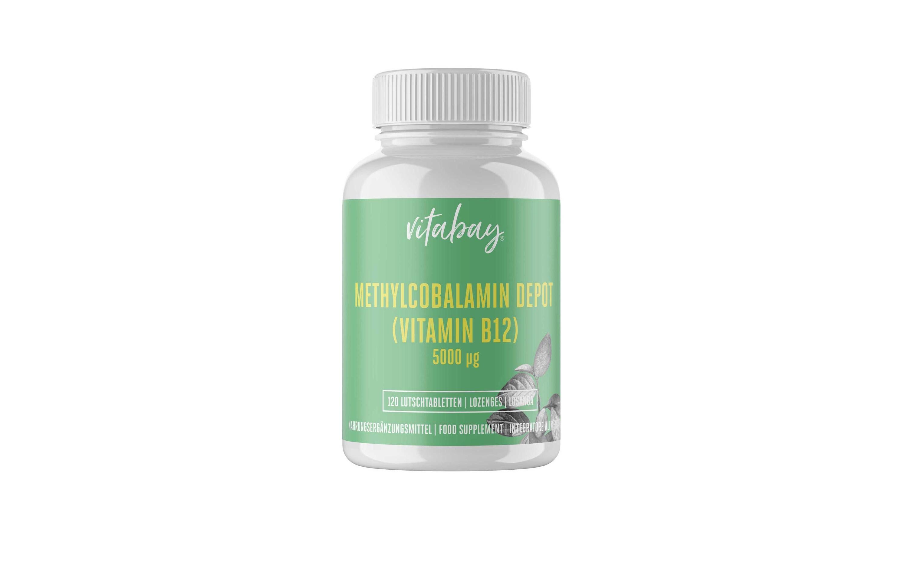 Vitamin B12 Depot 5.000 µg 120 LutschtablettenVeganes Nahrungsergänzungsmittel