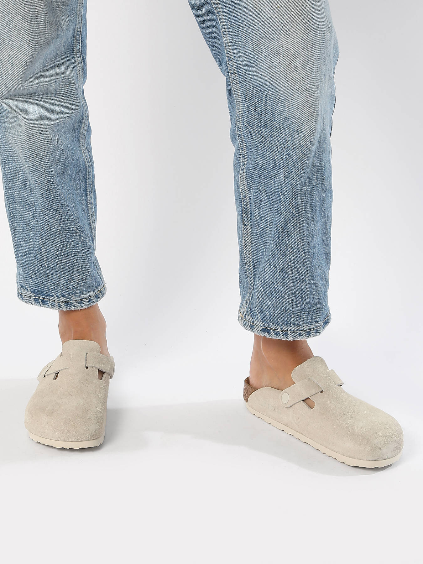 Mules Boston en cuir BIRKENSTOCK