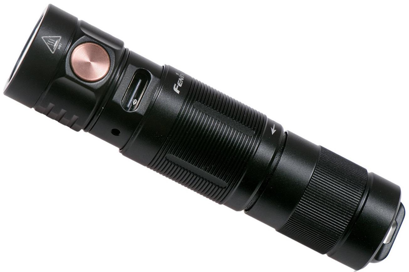 Fenix E09R oplaadbare edc zaklamp, 600 lumen