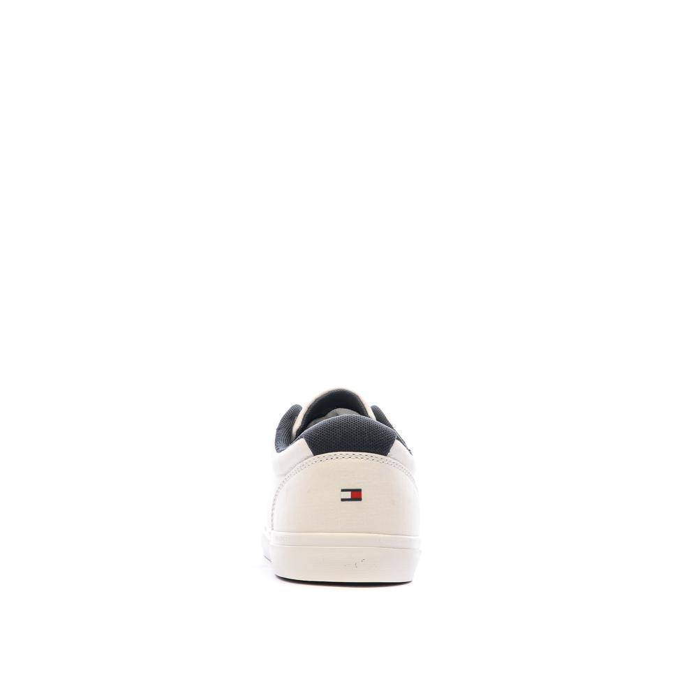 Tommy Hilfiger Baskets Blanche/Marine Rayures Homme Tommy Hilfiger Détail