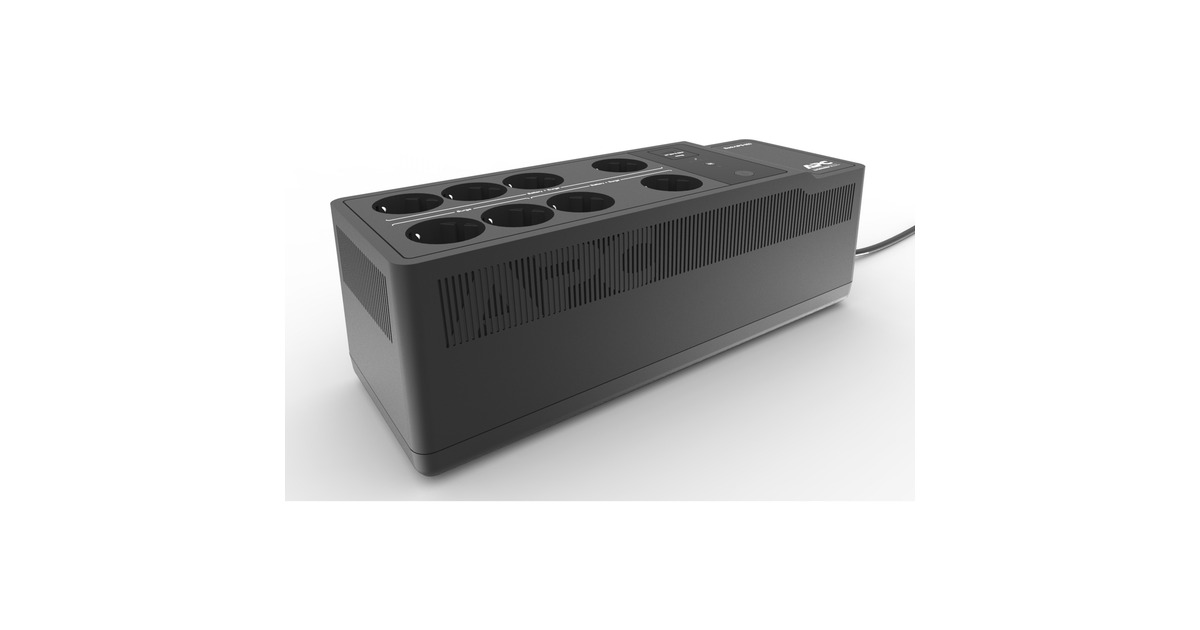 APCBack-UPS 850VA met USB Type-C en A oplaadpoorten ups  (Zwart, 8x Schuko, BE850G2-GR)