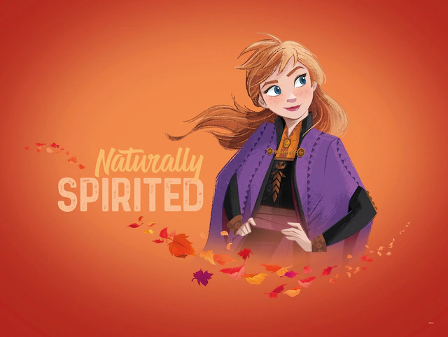 Komar Bild »Frozen 2 Anna Autumn Spirit« Disney 1 Stk. tlg. Wandbild zur Dekoration im Kinderzimmer - ohne Rahmen