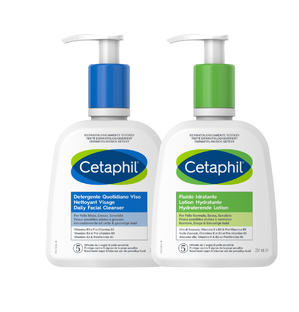 Cetaphil Daily Facial Cleanser   Moisturizing Lotion Combi 2ST