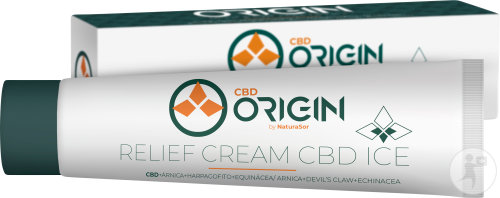 NaturaSor Origin Relief Cream CBD Ice Tube 60ml