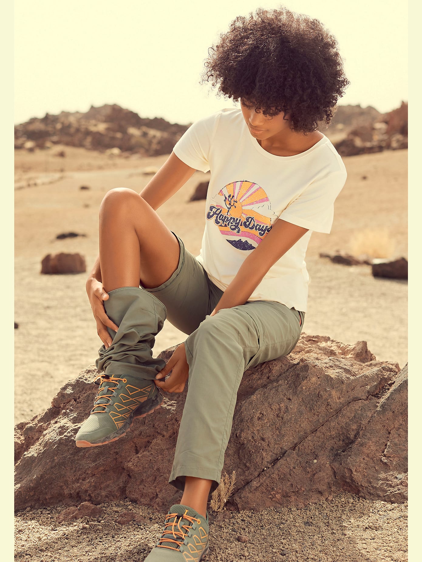 Pantalon et short de trekking 2 en 1