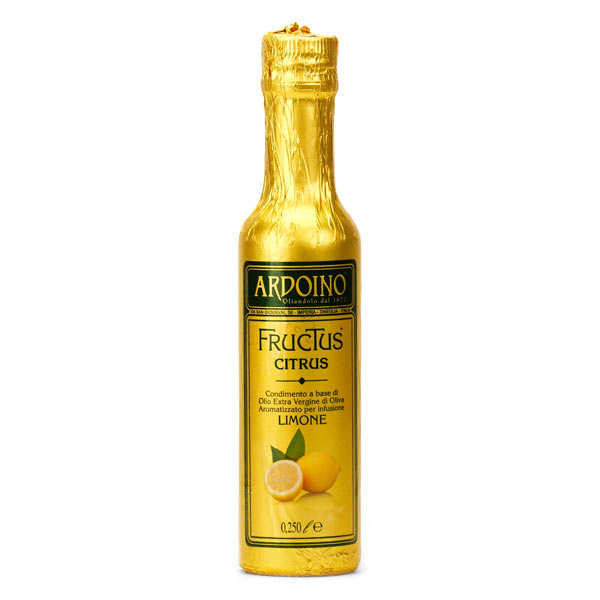Huile d'olive extra vierge italienne Ardoino au citron frais