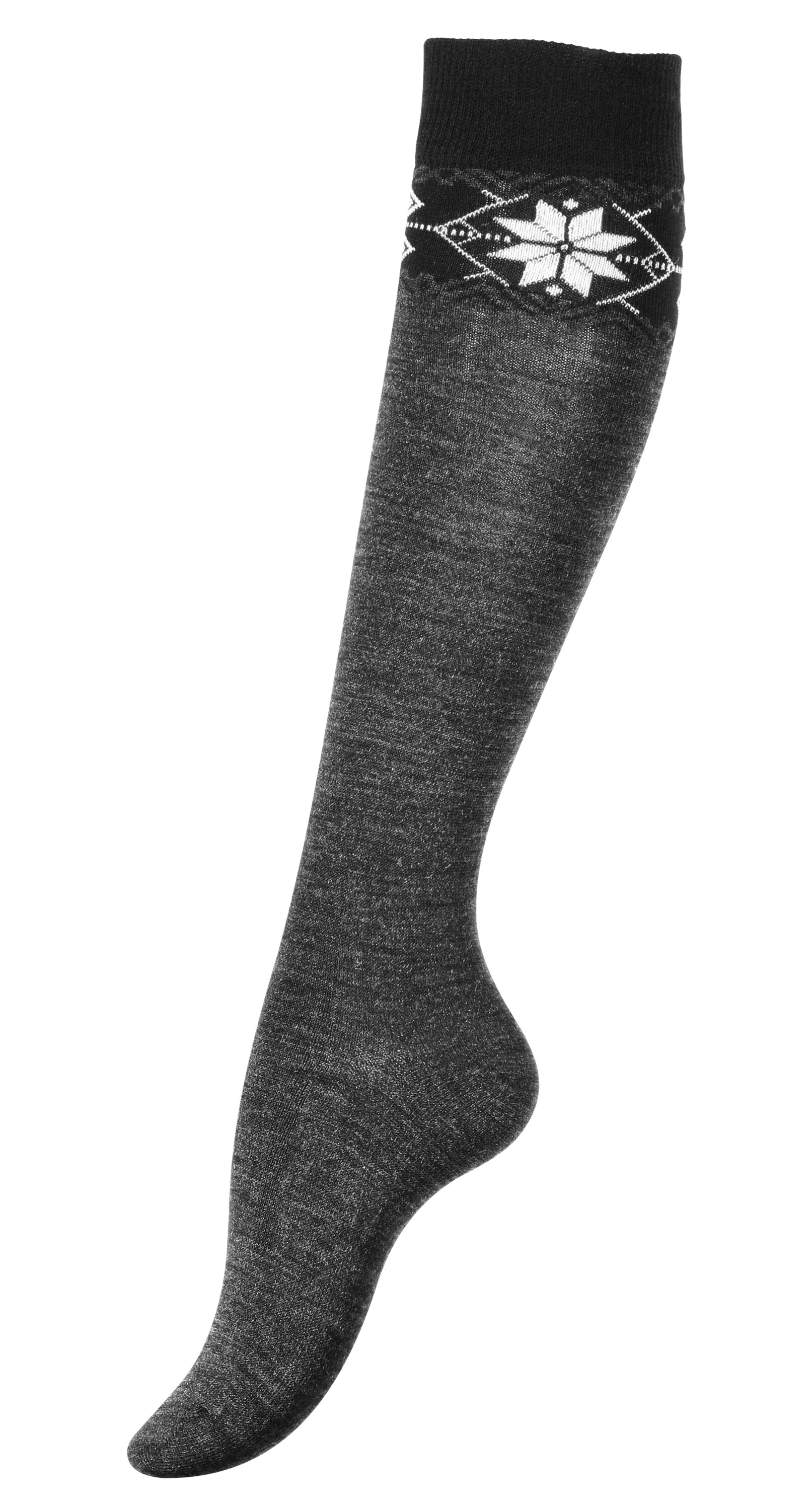 Yenita® 2 Paar Damen Winter-Kniestrümpfe