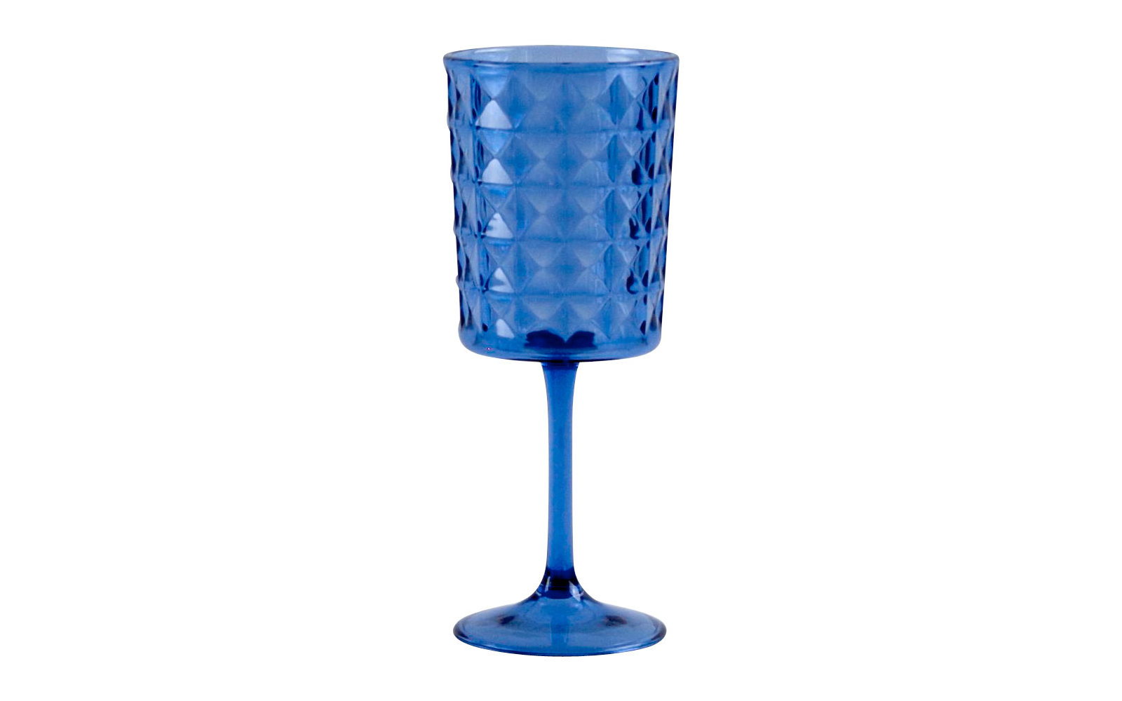 Gimex Kunststoff Weinglas Stone Line Azur 400 ml