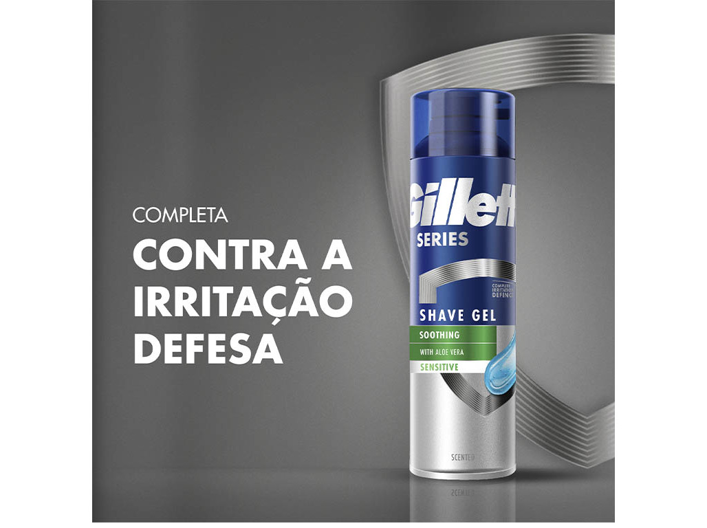 GEL DE BARBEAR SERIES SUAVIZANTE GILLETTE 200ML
