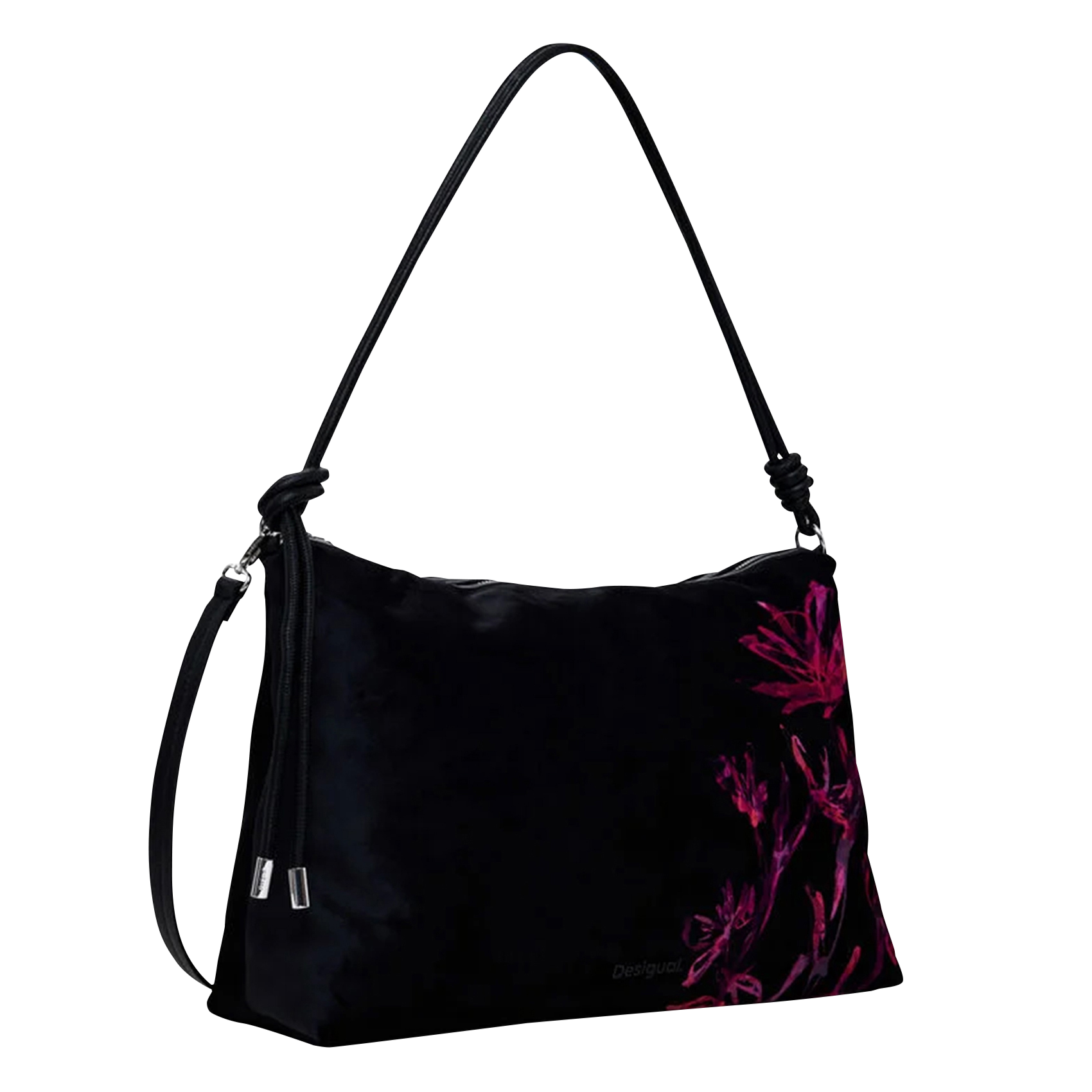 Sac bandoulière imprimé | Noir