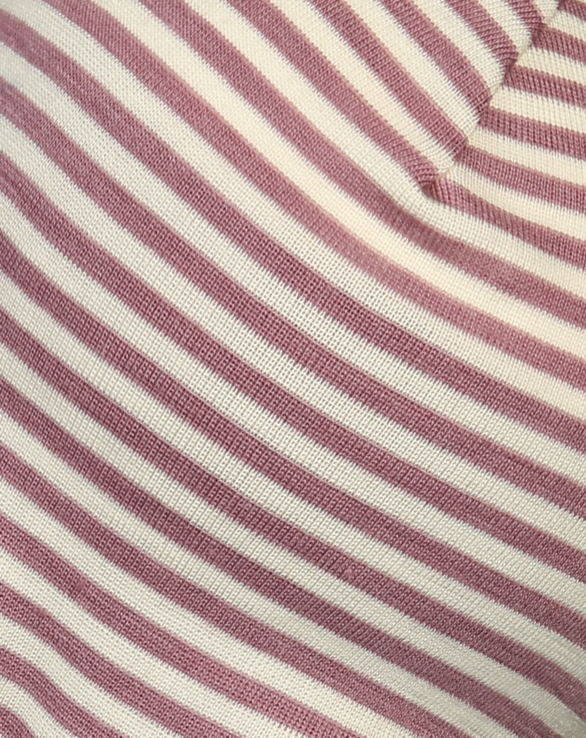 Babymütze RADLER gestreift in alt rosé/natur