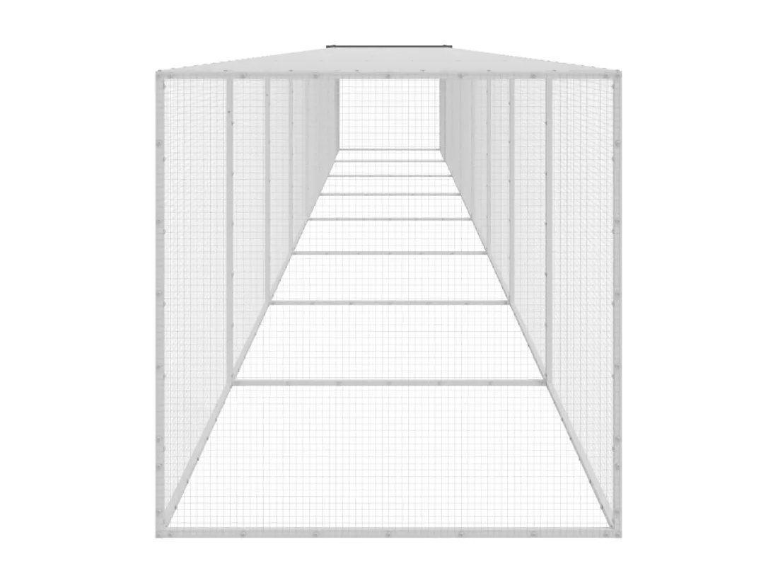 Poulailler avec toit anthracite 803x98x90 cm acier galvanisé