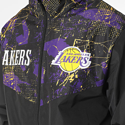 Veste Zippée Los Angeles Lakers 60332149 Noir Jaune